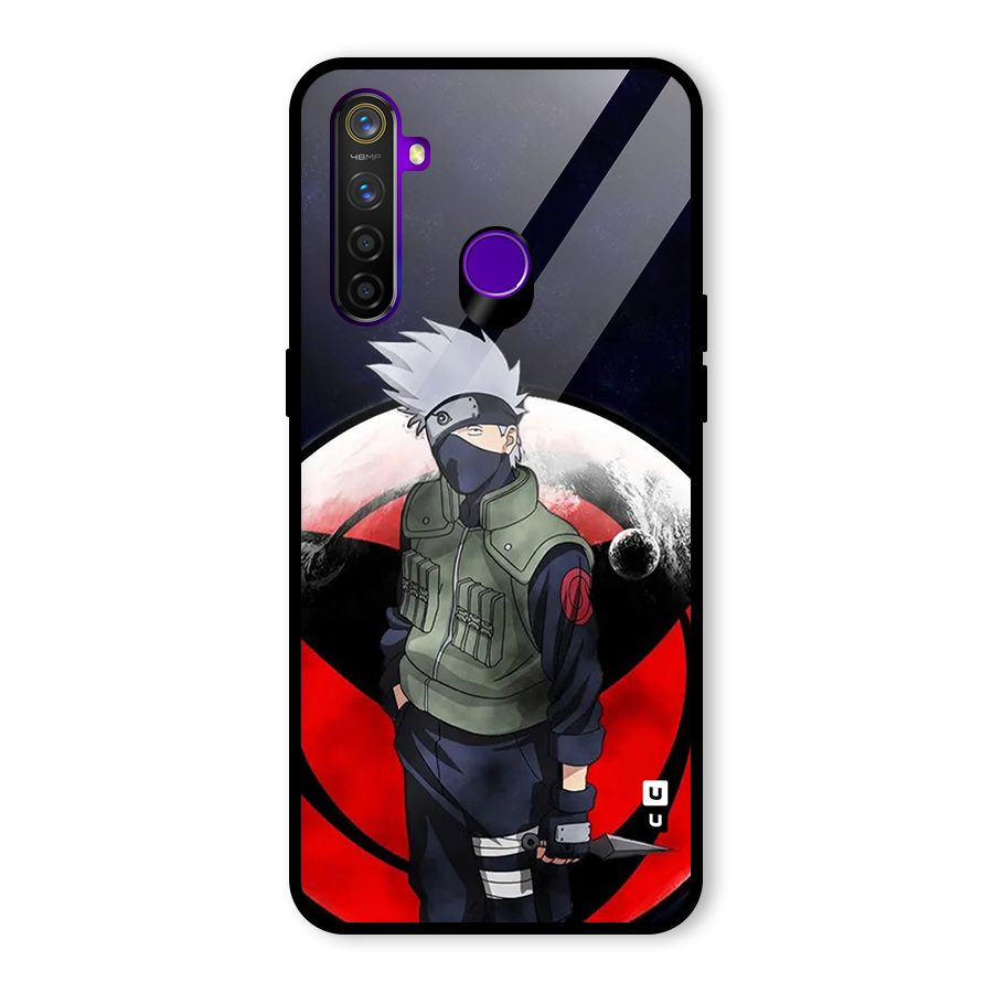Kakashi Hatake Knife Glass Back Case for Realme 5 Pro