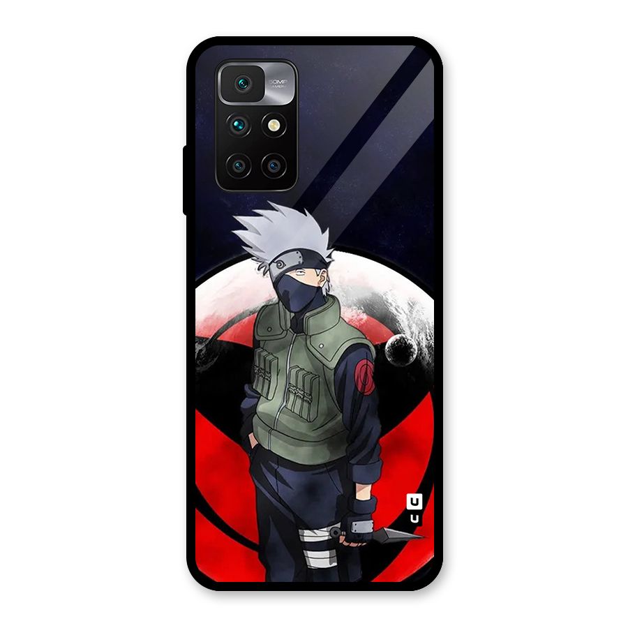 Kakashi Hatake Knife Glass Back Case for Redmi 10 Prime