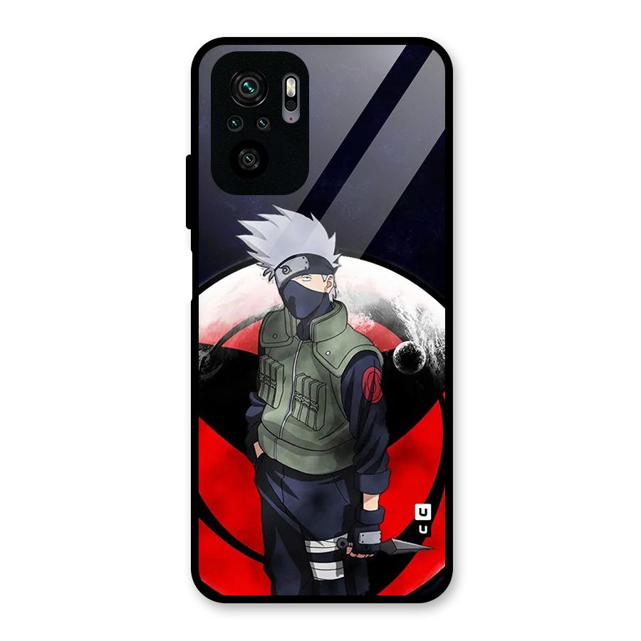Kakashi Hatake Knife Glass Back Case for Redmi Note 10S