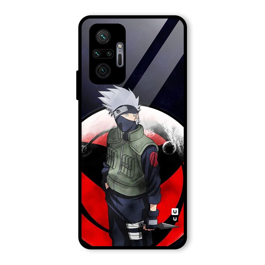 Kakashi Hatake Knife Glass Back Case for Redmi Note 10 Pro Max