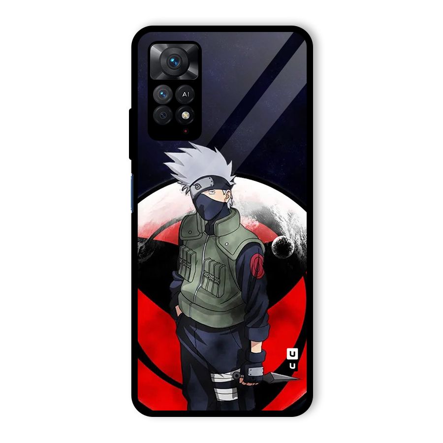 Kakashi Hatake Knife Glass Back Case for Redmi Note 11 Pro