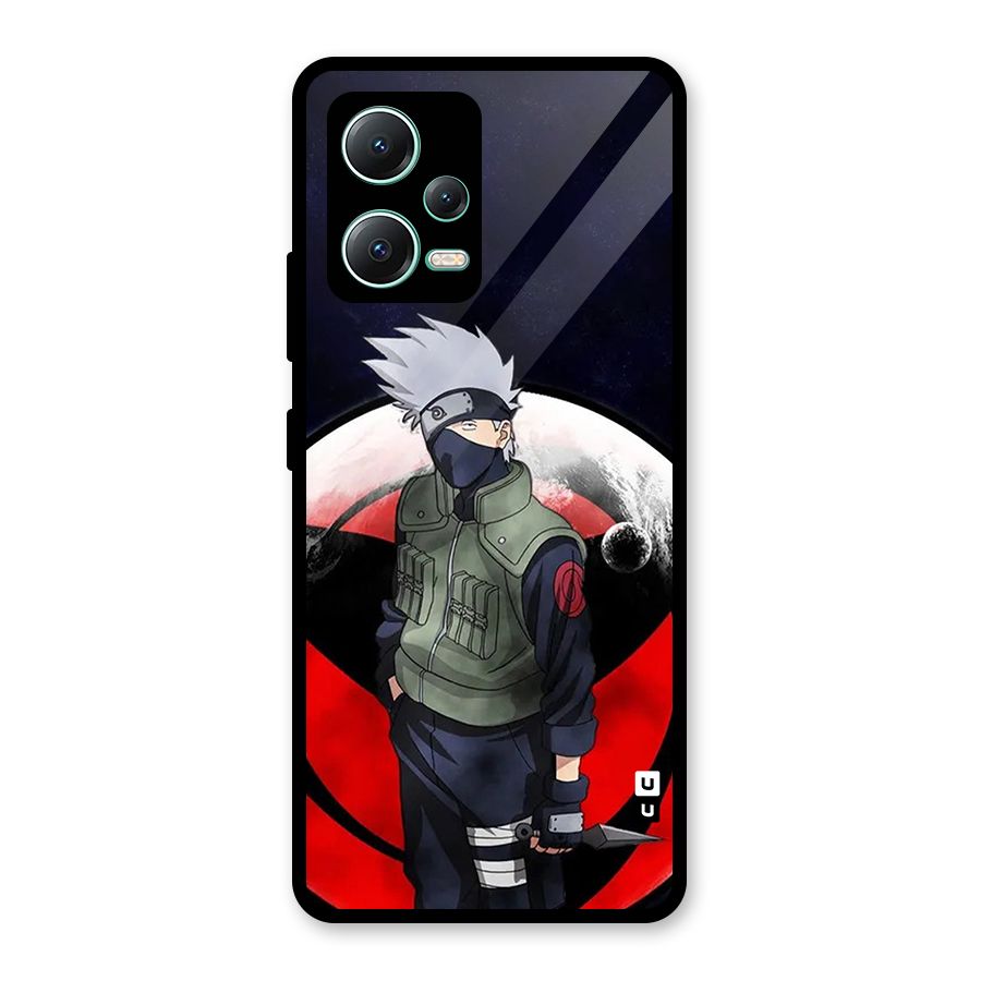 Kakashi Hatake Knife Glass Back Case for Redmi Note 12 5G