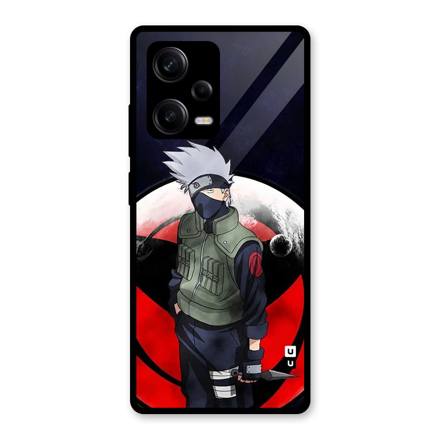 Kakashi Hatake Knife Glass Back Case for Redmi Note 12 Pro