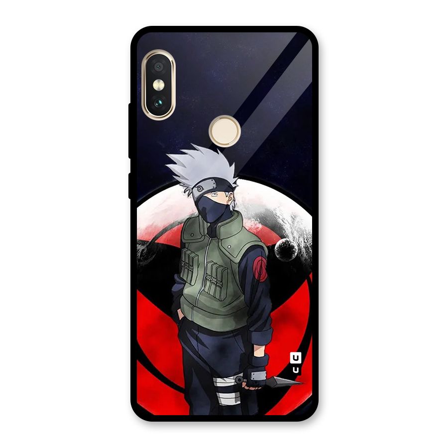 Kakashi Hatake Knife Glass Back Case for Redmi Note 5 Pro