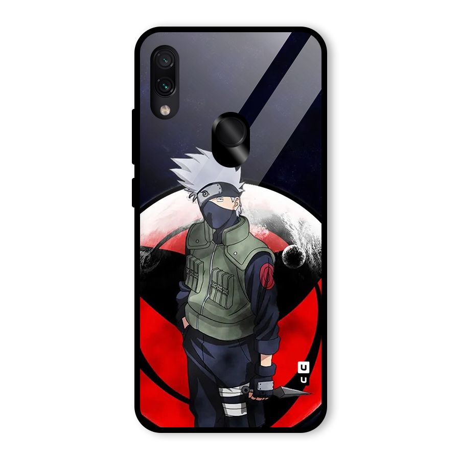 Kakashi Hatake Knife Glass Back Case for Redmi Note 7 Pro