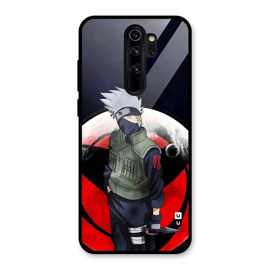 Kakashi Hatake Knife Glass Back Case for Redmi Note 8 Pro