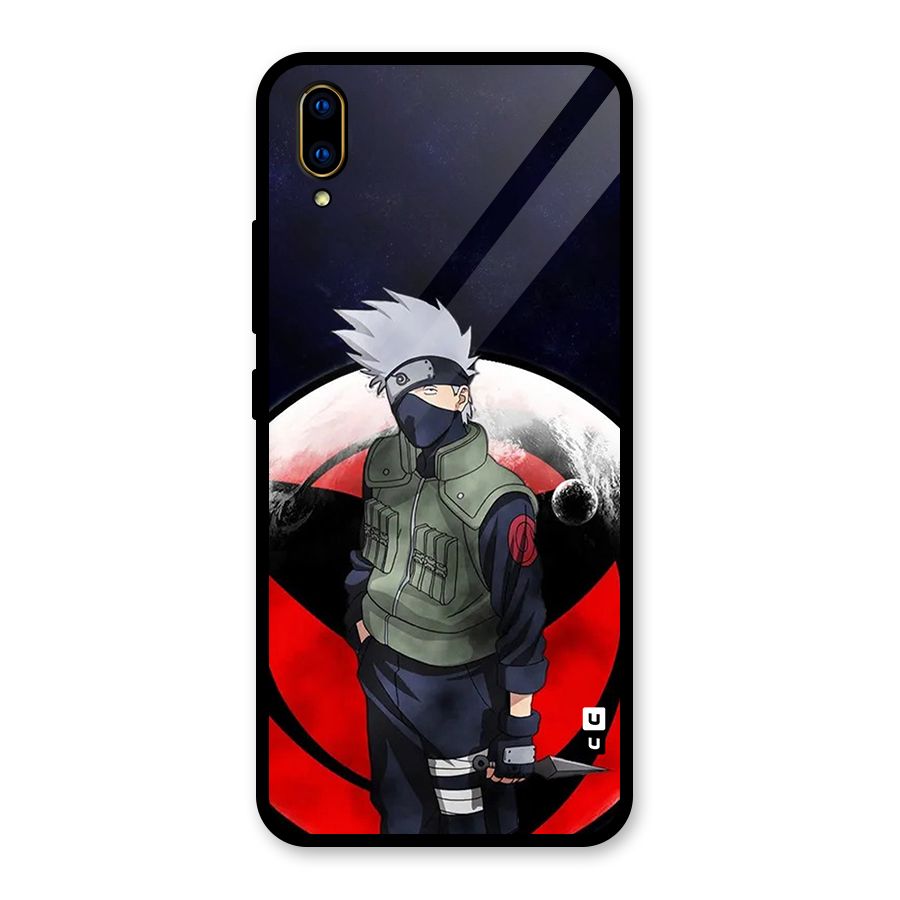 Kakashi Hatake Knife Glass Back Case for Vivo V11 Pro