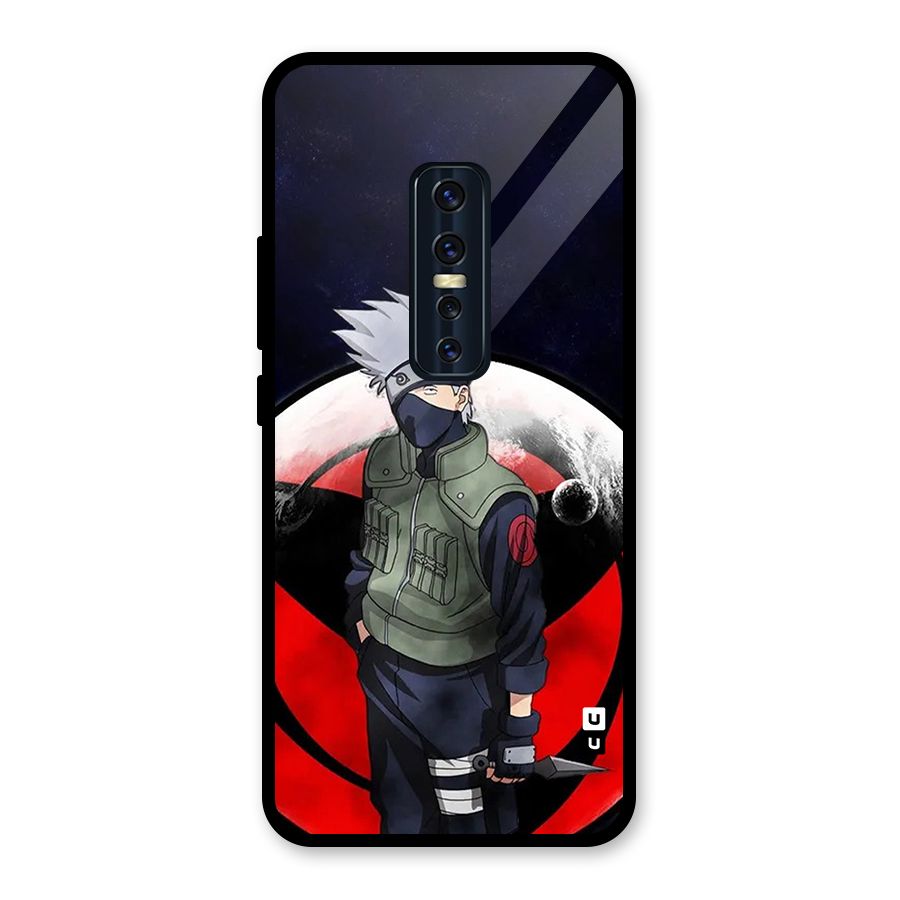Kakashi Hatake Knife Glass Back Case for Vivo V17 Pro