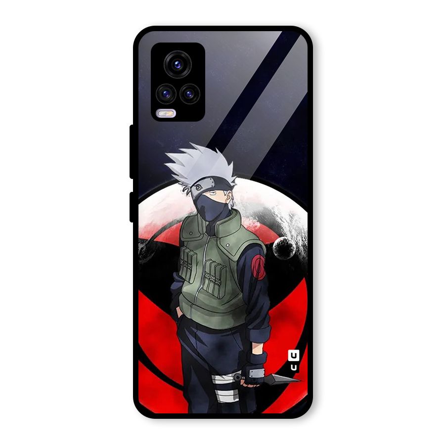 Kakashi Hatake Knife Glass Back Case for Vivo V20 2021