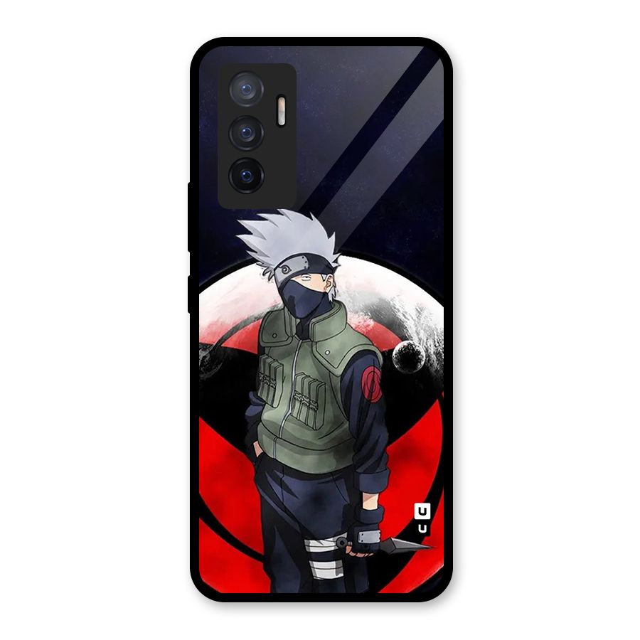 Kakashi Hatake Knife Glass Back Case for Vivo V23e