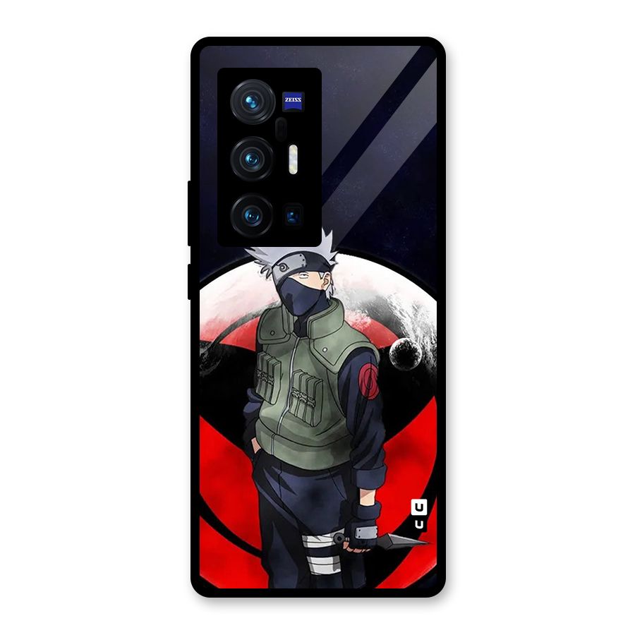 Kakashi Hatake Knife Glass Back Case for Vivo X70 Pro Plus