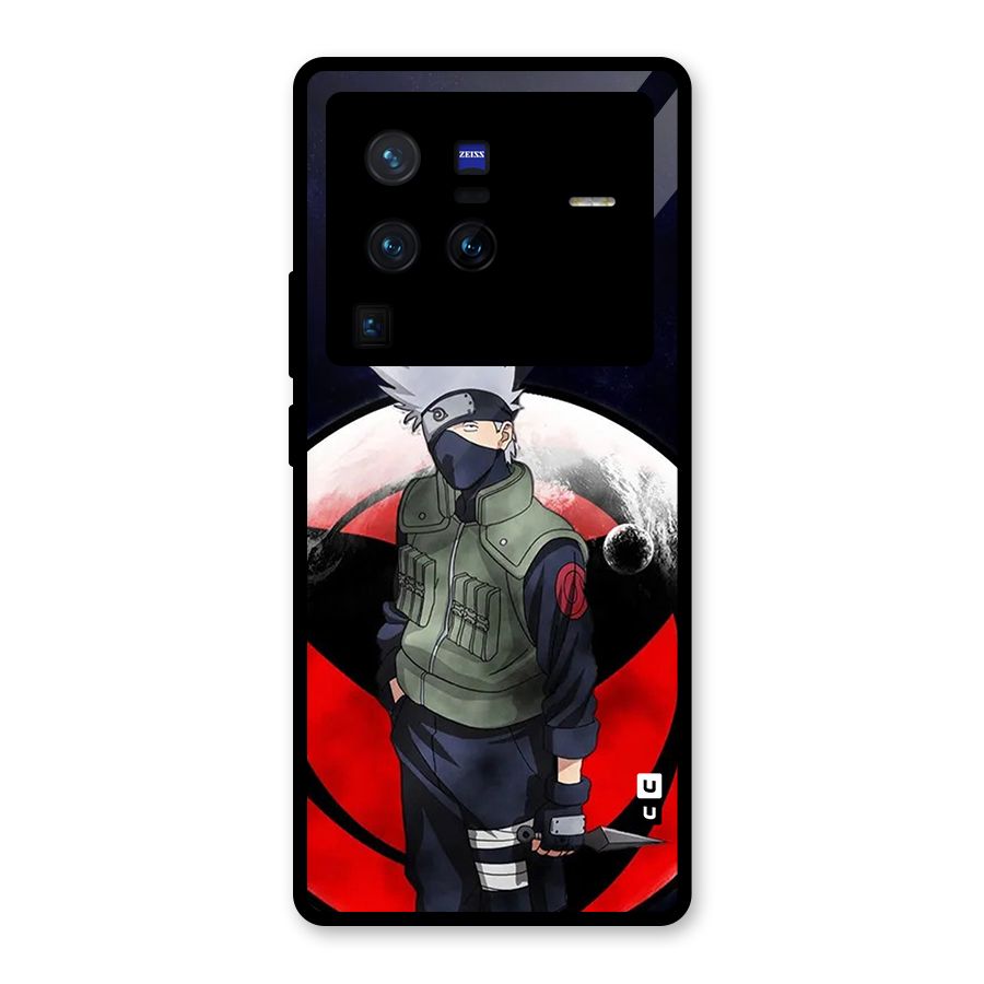 Kakashi Hatake Knife Glass Back Case for Vivo X80 Pro
