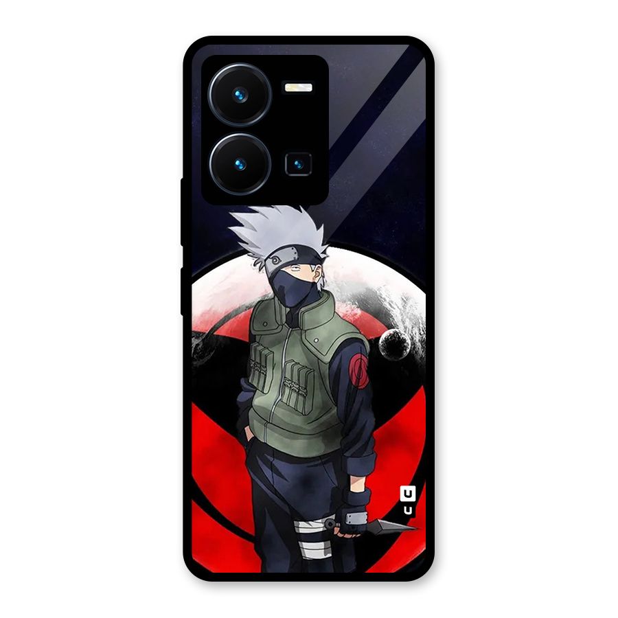 Kakashi Hatake Knife Glass Back Case for Vivo Y35