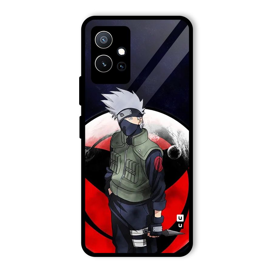 Kakashi Hatake Knife Glass Back Case for Vivo Y75 5G