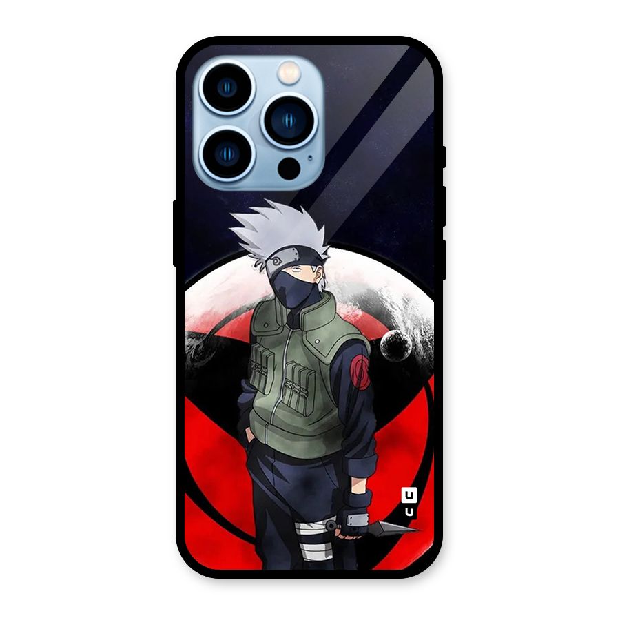 Kakashi Hatake Knife Glass Back Case for iPhone 13 Pro