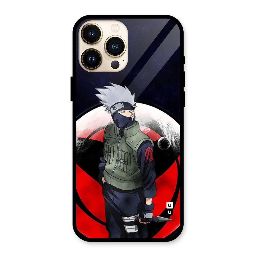 Kakashi Hatake Knife Glass Back Case for iPhone 13 Pro Max