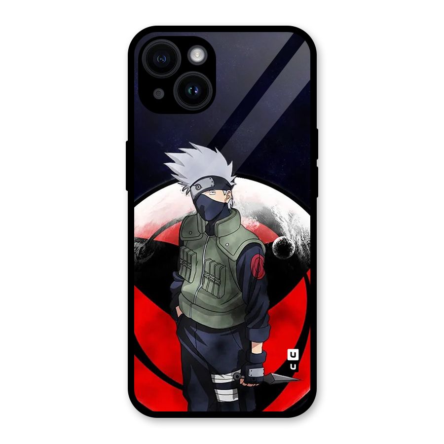 Kakashi Hatake Knife Glass Back Case for iPhone 14