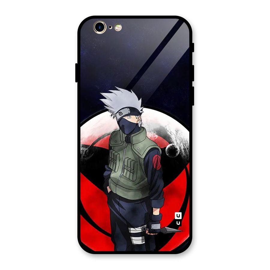 Kakashi Hatake Knife Glass Back Case for iPhone 6 6S