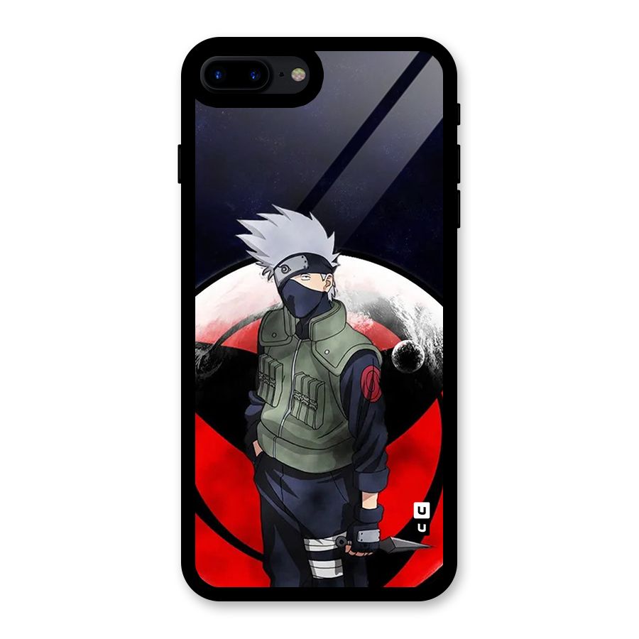 Kakashi Hatake Knife Glass Back Case for iPhone 8 Plus