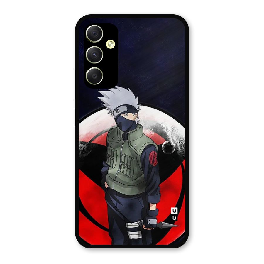 Kakashi Hatake Knife Metal Back Case for Galaxy A34