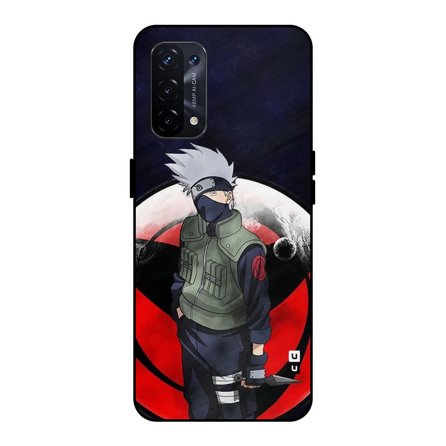 Kakashi Hatake Knife Metal Back Case for Oppo A74 5G