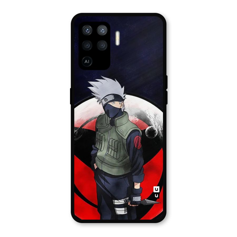 Kakashi Hatake Knife Metal Back Case for Oppo F19 Pro