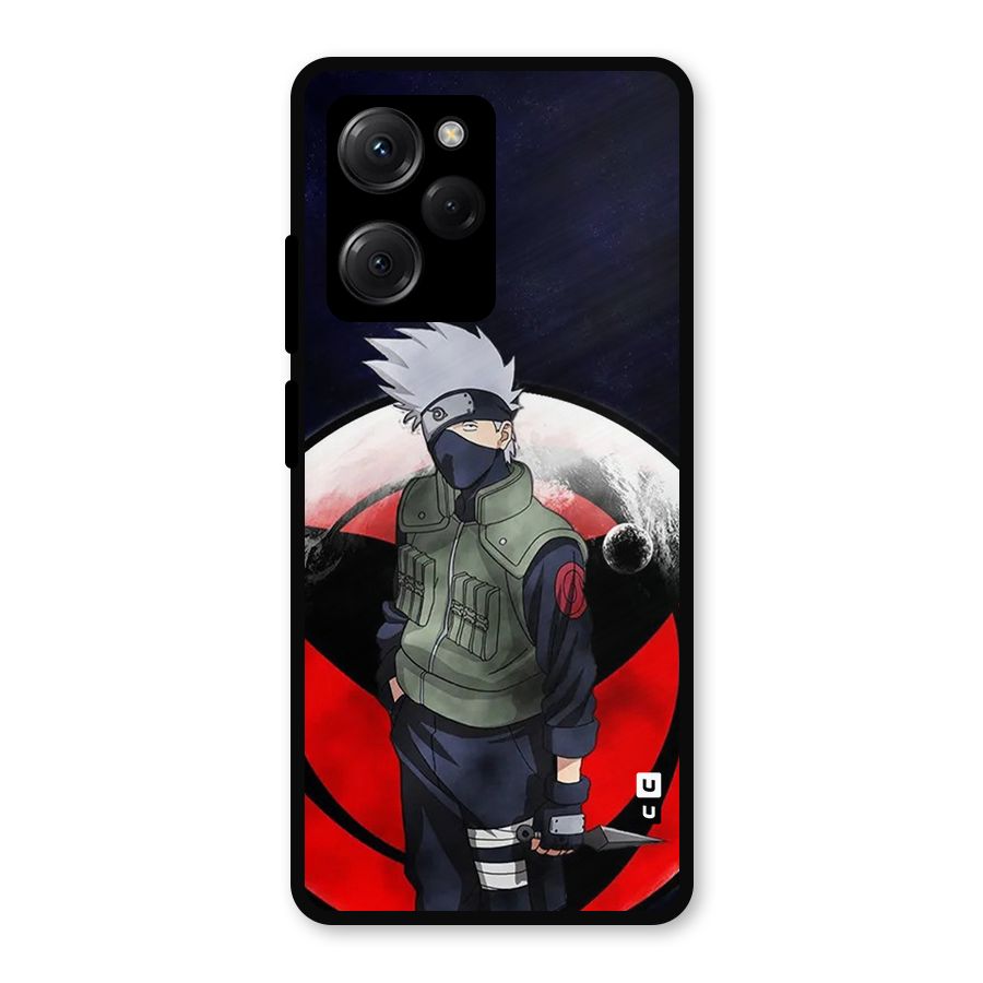 Kakashi Hatake Knife Metal Back Case for Poco X5 Pro