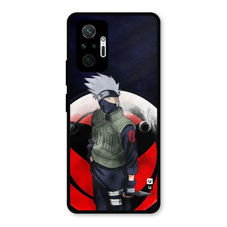 Kakashi Hatake Knife Metal Back Case for Redmi Note 10 Pro