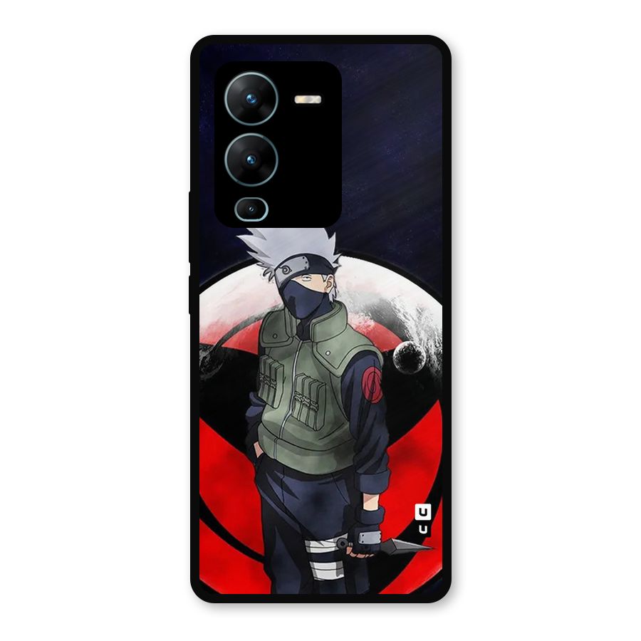 Kakashi Hatake Knife Metal Back Case for Vivo V25 Pro