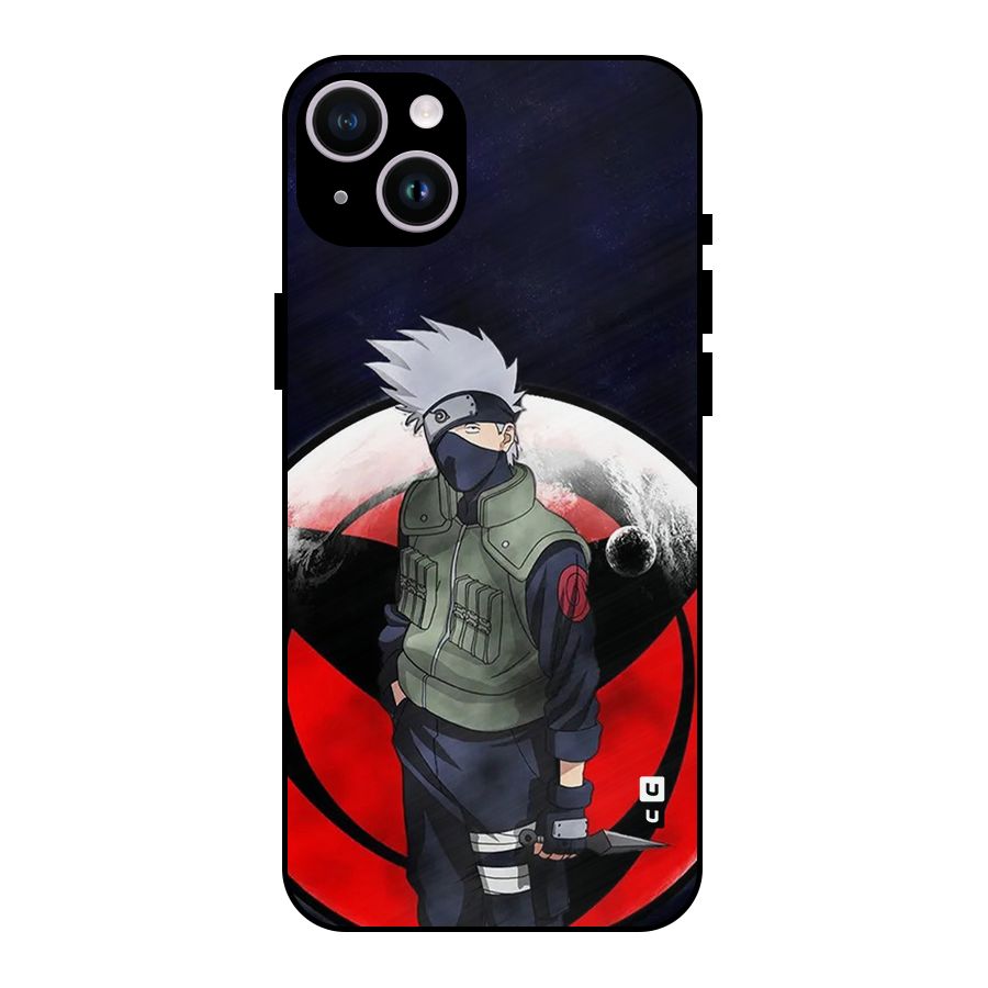Kakashi Hatake Knife Metal Back Case for iPhone 14 Plus