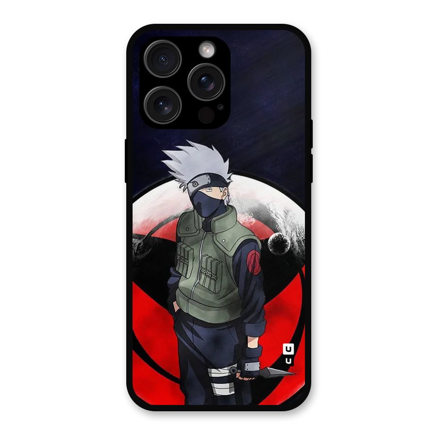 Kakashi Hatake Knife Metal Back Case for iPhone 15 Pro Max