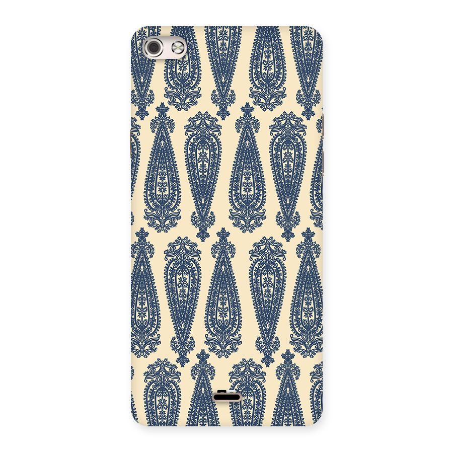 Kalamkari Design Back Case for Canvas Silver 5