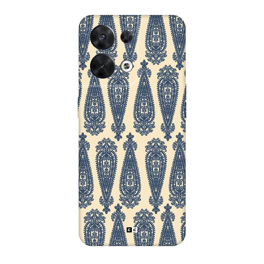 Kalamkari Design Back Case for Oppo Reno8 5G