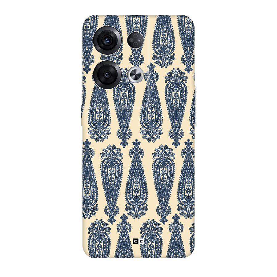 Kalamkari Design Back Case for Oppo Reno8 Pro 5G