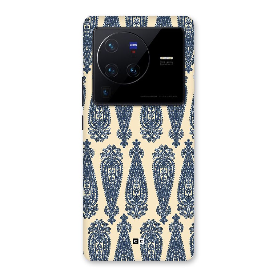 Kalamkari Design Back Case for Vivo X80 Pro