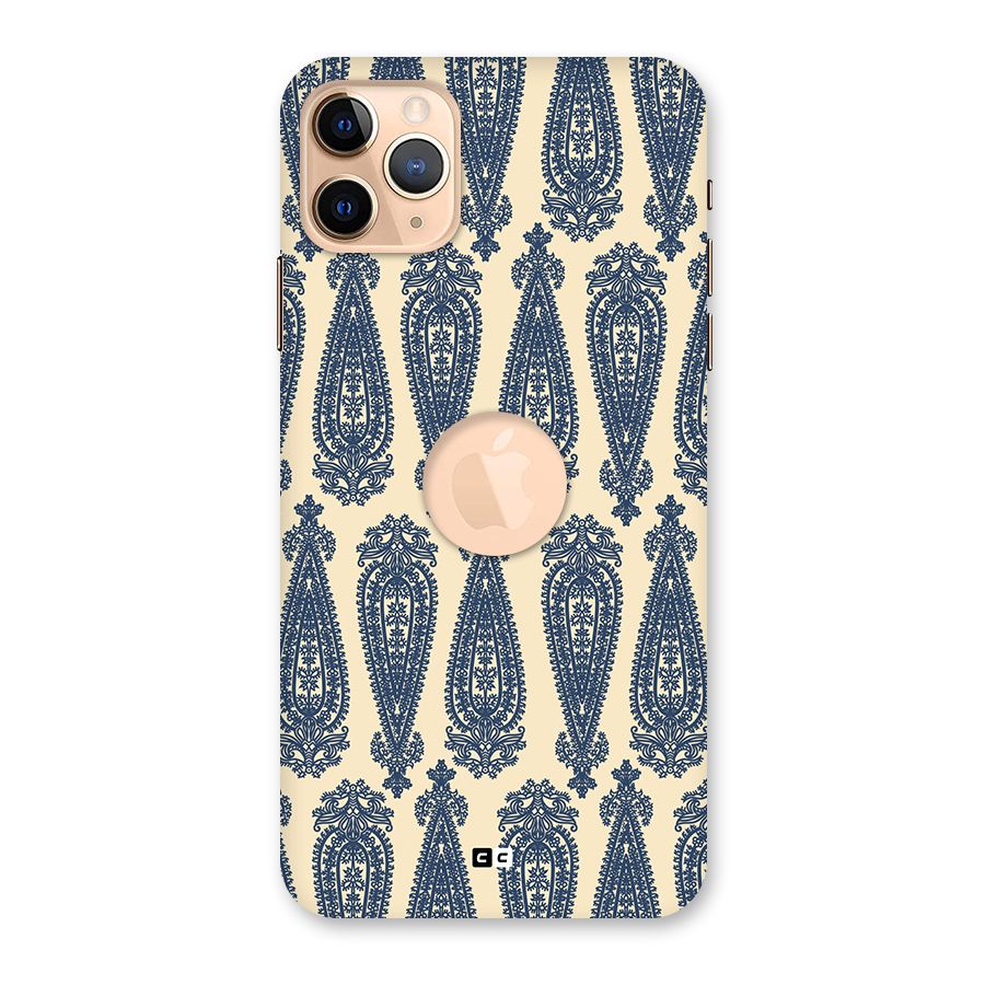 Kalamkari Design Back Case for iPhone 11 Pro Max Logo Cut