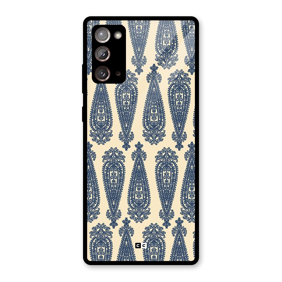 Kalamkari Design Glass Back Case for Galaxy Note 20