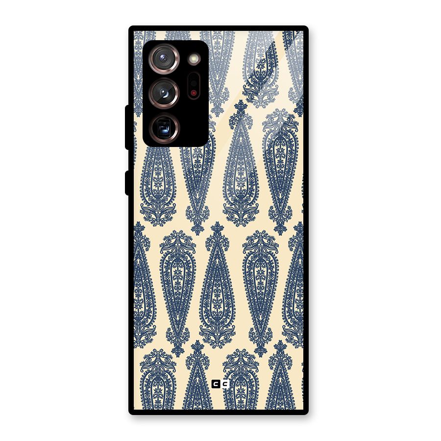 Kalamkari Design Glass Back Case for Galaxy Note 20 Ultra 5G