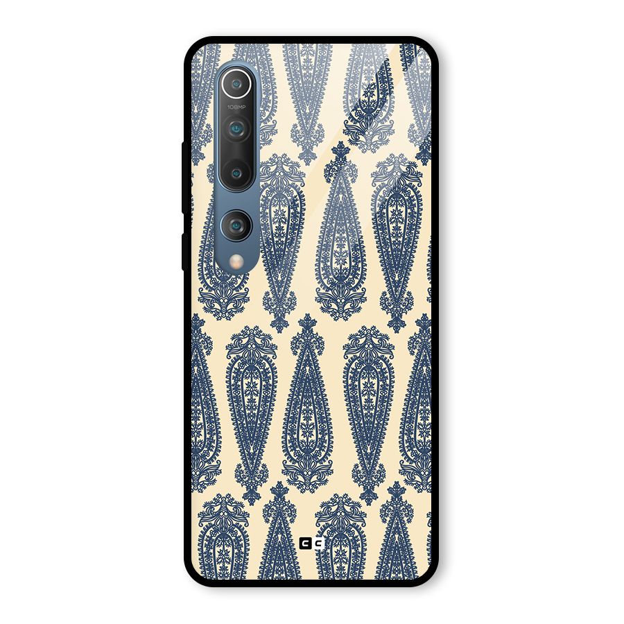 Kalamkari Design Glass Back Case for Mi 10