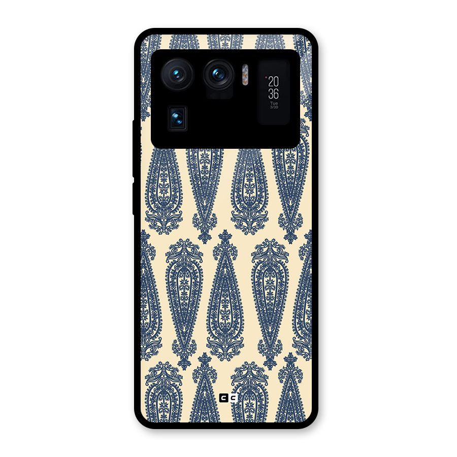 Kalamkari Design Glass Back Case for Mi 11 Ultra