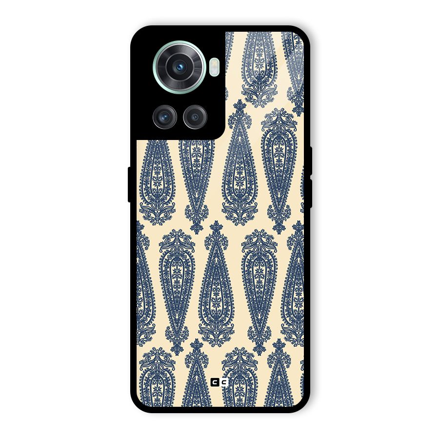 Kalamkari Design Glass Back Case for OnePlus 10R