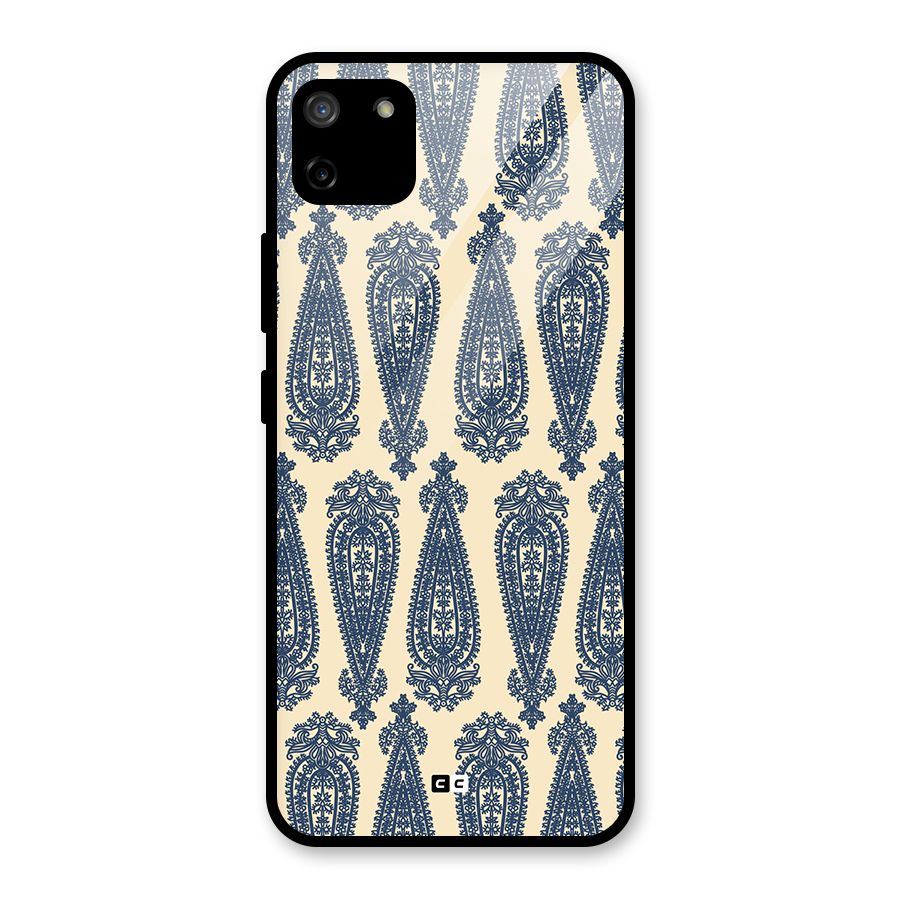 Kalamkari Design Glass Back Case for Realme C11