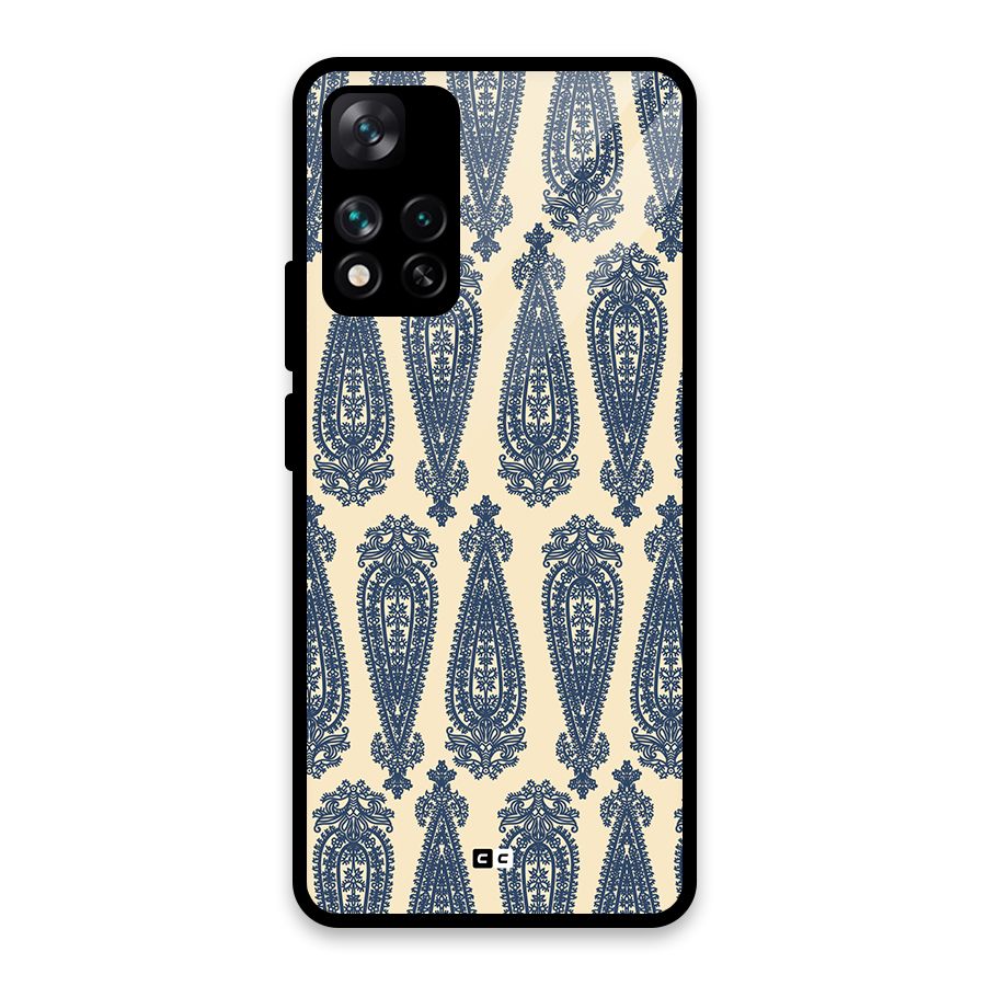 Kalamkari Design Glass Back Case for Xiaomi 11i 5G