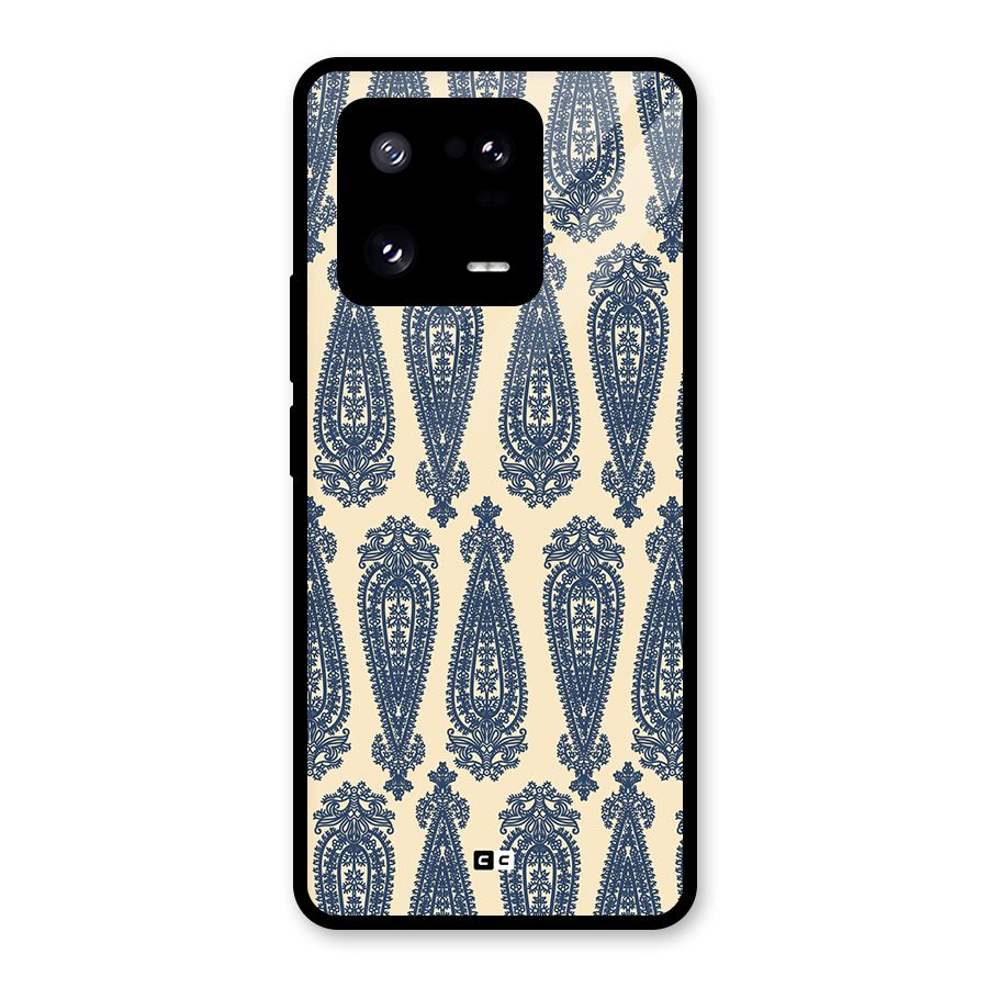 Kalamkari Design Glass Back Case for Xiaomi 13 Pro