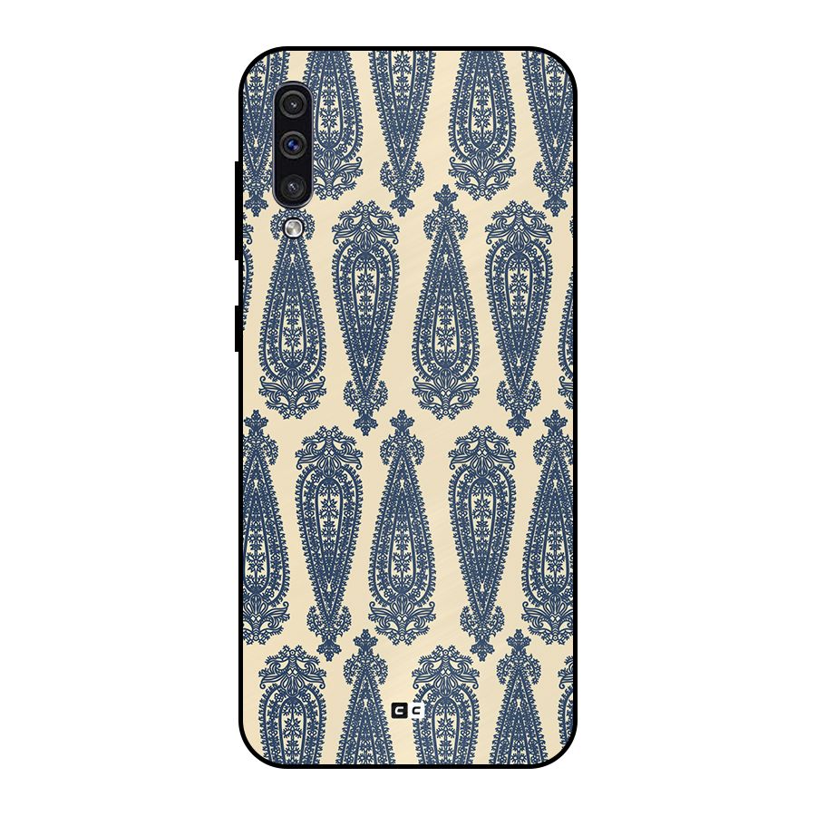 Kalamkari Design Metal Back Case for Galaxy A50s