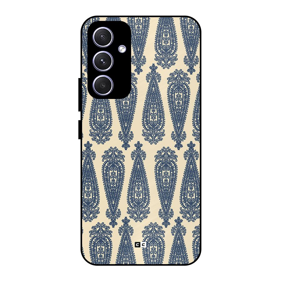 Kalamkari Design Metal Back Case for Galaxy A54