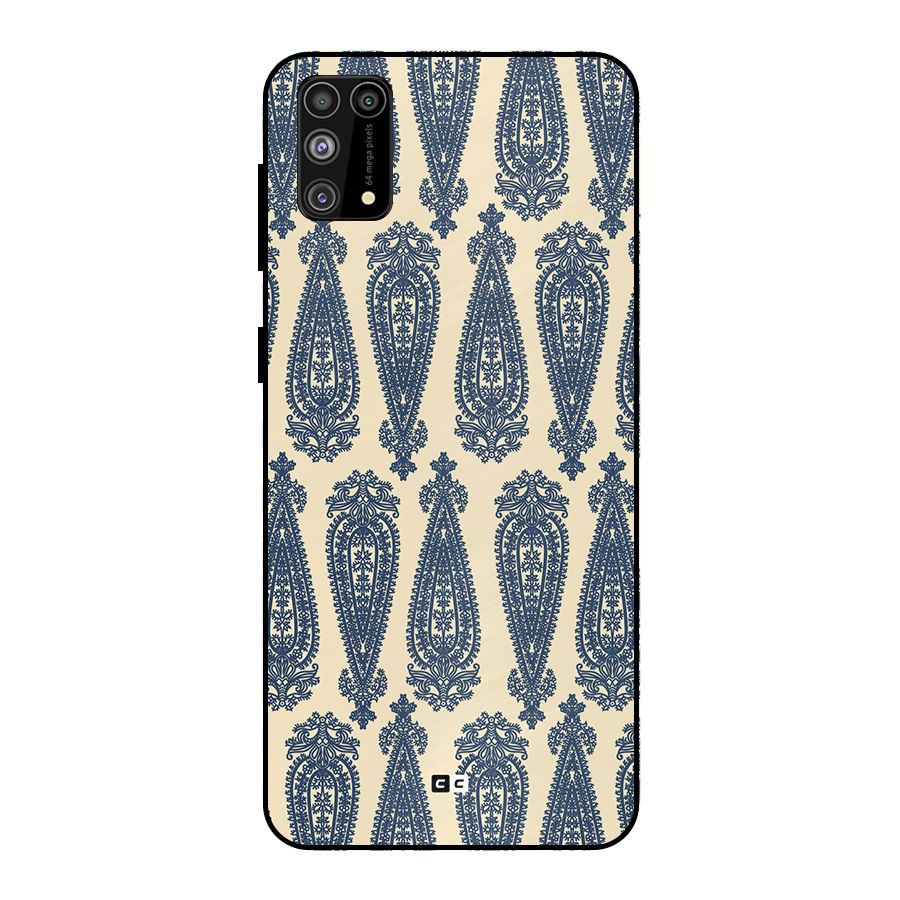 Kalamkari Design Metal Back Case for Galaxy F41