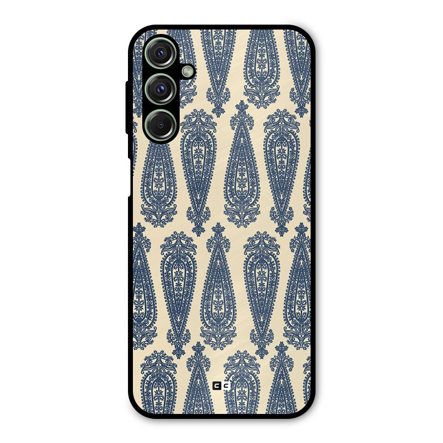 Kalamkari Design Metal Back Case for Galaxy M34