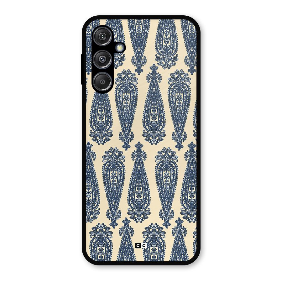 Kalamkari Design Metal Back Case for Galaxy M34 5G
