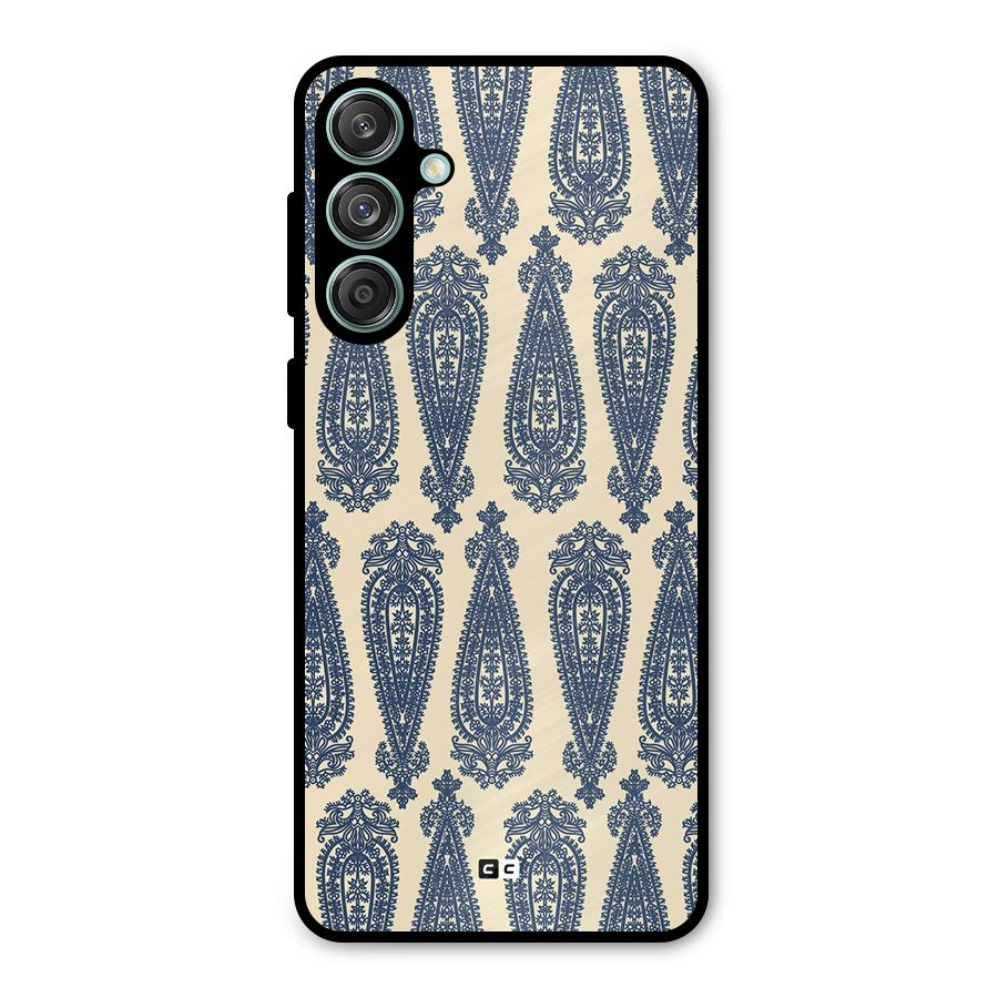 Kalamkari Design Metal Back Case for Galaxy M55 5G